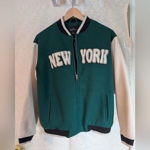 New York Letter Jacket‎ By New Look Sz. Medium